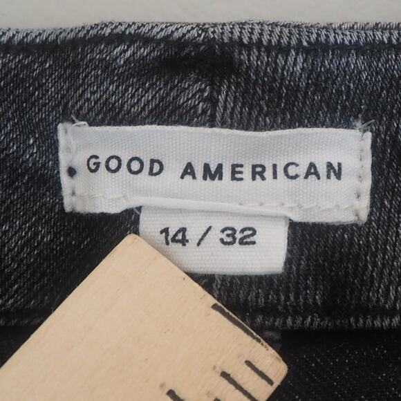 Good American‎ Jeans Women's 14/32 Black Skinny Stretch Good Legs Casual Slim - Picture 4 of 12
